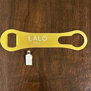 LALO Tequila Gold Plated Speed Bottle Opener Mamba Popper Church Key